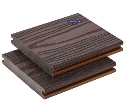 China Easily Assembled Scratch Solution WPC Materials Easy Installation Outdoor Wpc Decking Like Wooden Flooring for sale