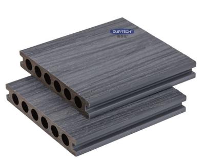 China Easily Assembled Wood Plastic Composite Outdoor Ecofriendly WPC Diy Deck Tile for sale