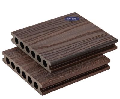 China Modern WPC Co-extrusion decking  ,round hollow decking , outer door ,waterproof for sale