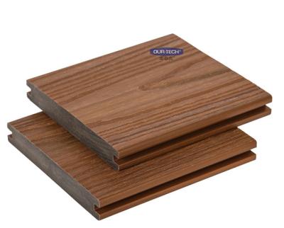 China Easily Assembled 20x140mm 20x140mm Wpc Decking Composite Decking for sale