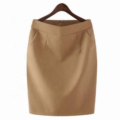 China One-step short formal skirt plus new high waist spring pencil summer professional zipper Mini Skirt Concealed new retro for sale