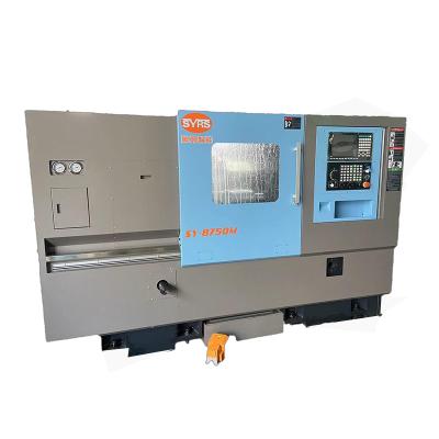 China Building Material Shops High Precision SY-8750M Lathe Horizontal Flat Die Cnc Lathe Machine for sale