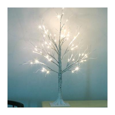 China Light Post 60cm Birch Tree Light 55LEDS Led Christmas Wholesale Outdoor Waterproof Orchard Artificial Tree Lights for sale