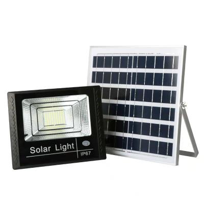 China ROAD+Garden+Warehouse+Residential 100W All In One Outdoor Waterproof IP67 LED Remote Control Solar Led Flood Light for sale