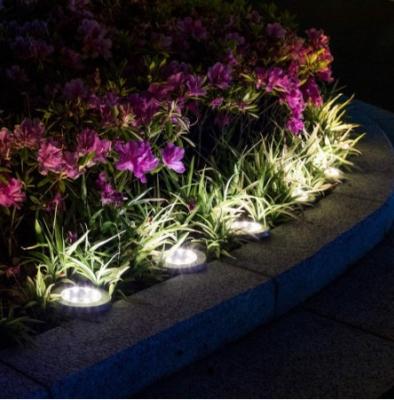 China Outdoor Garden Lawn Pathway Garden Waterproof Ground Solar Garden Path Lights Led Underground Lamps for sale