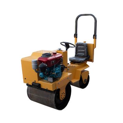 China Construction worksÂ   Diesel Roller 850Kg Double Drum Small Vibratory Road Roller for sale