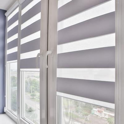 China Minimalist Universal Blinds Sunfree Roller Blind Zebra Shades For Windows Blackout for sale