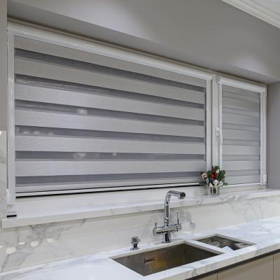 China Minimalist Room Blackout Window Roller Darkening Zebra Blinds Shades for sale