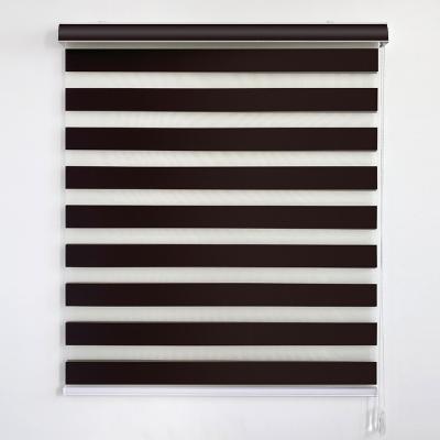 China Screen Blinds Minimalist Roll Away Dimming Fabric Light Blocking Zebra Blinds For Window for sale