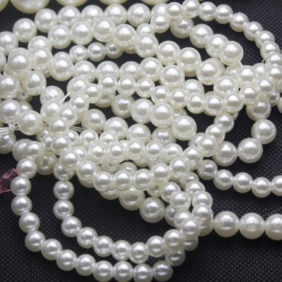 China Jewelry Making 8MM Wholesale Cheap Glass Bead Loose Beads Strand For Jewelry Making DIY Decoration for sale