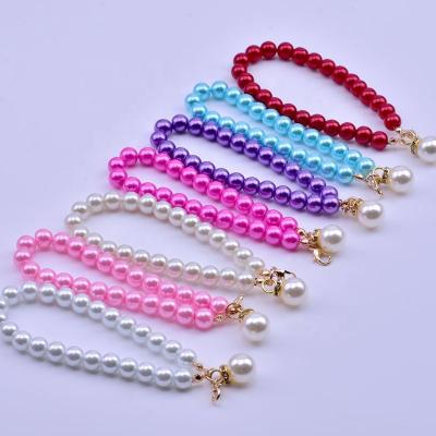 China Jewelry Making Glass Bead Chain Pendant For DIY Pearl Lanyard Mobile Phone Key Chain Case Tie Accessories for sale