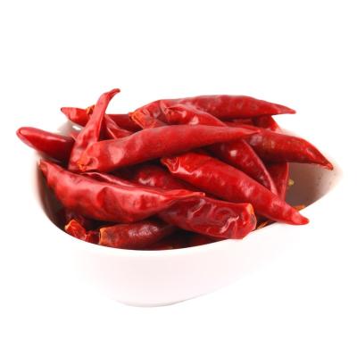 China Plant Dried Organic Red Super Sweet Pepper Sprinkled Stemless Red Paprika Pods Chilies for sale