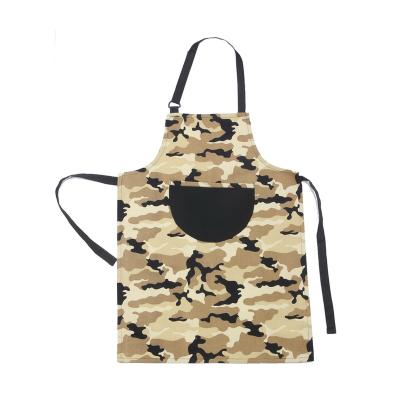 China Casual High Quality Durable Using Various Custom Printed Cheap Wholesale Full Color Printed Apron for sale