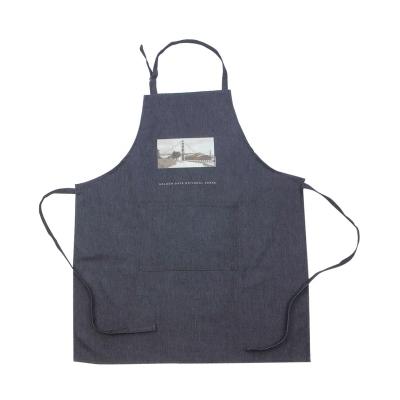 China Wholesale Casual Lounge High Quality Denim Canvas Apron for sale