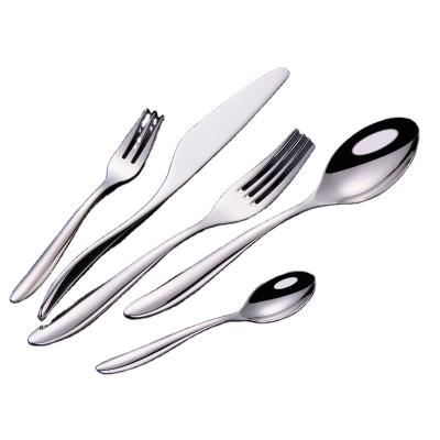 China Picnic Sustainable Kitchen Health Professional Flatware Sets Eco Friendly Stainless Steel Cutlery for sale