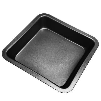 China Factory Wholesale Home Sustainable 8 Inch Square Carbon Steel Deepen Mold Baking Tools for sale