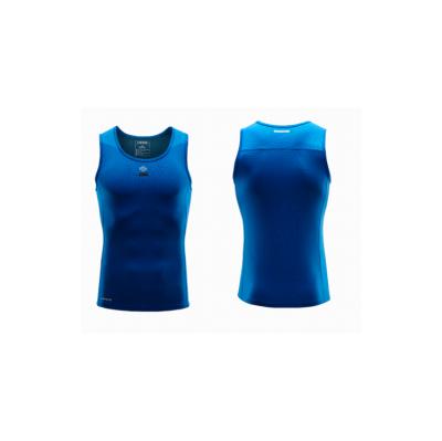 China Sports Fitness Sleeveless Sweat-absorbent Top QUICK DRY Sweated Cuir Homme Mens Exercise Vest for sale