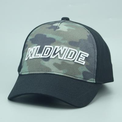 China High Quality COMMON Boys Cotton Camouflage Baseball Cap For Baby Kids 3D Embroidery Sun Hat With Custom Logo for sale