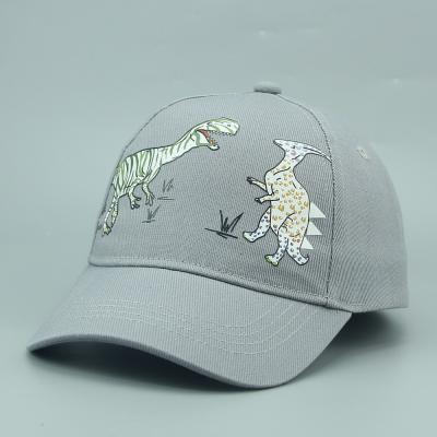 China COMMON Cute Dinosaur Toddler Baby Boy Toddler Hat Baseball Cap Cotton Kids Adjustable Snapback Hat for sale