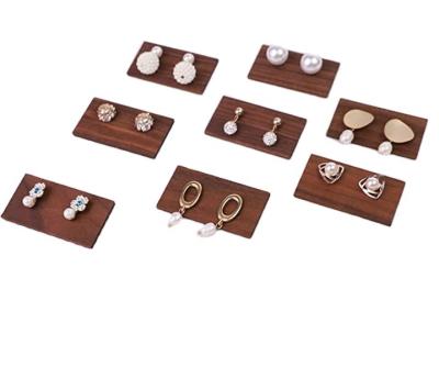 China Jewelry Disply Earring Display Wood Bundle Cards For Hanging Studs Dangle Circle Earrings Eardrops for sale