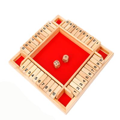 China Promotional Gifts Wooden Fast Shipping Hot Selling Closed Box Die Set For Kids And Adults for sale