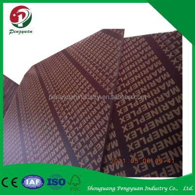 China Factory price exterior melamine faced 18mm film faced plywood for decoration and construction for sale