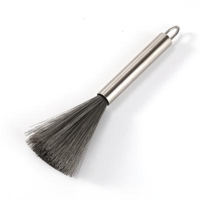 China Sustainable Promotion Kitchen Pot Brush Household Cleaning Brushes Dust Sweep Stainless Steel Yangjiang for sale