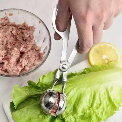 China Sustainable Newcomer Home Kitchen Meat Poultry Tools Stainless Steel Meatball Tool for sale