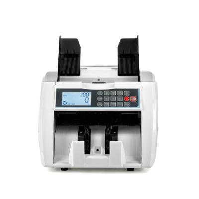 China With Money Counter UV/MG Double Note Detection Bill Cash Counting Machine Currency Banknote Batching Counter for sale