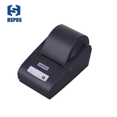 China HSPOS Mini Desktop 58mm Thermal Label Printer 58MM Support USB BT Black And White Interface for sale