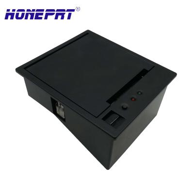 China Automatic Queue Machine HSPOS Front Panel 58mm Thermal Printer Kiosk Included Receipt Accessories With Cut For Bank Restaurant Hospital for sale