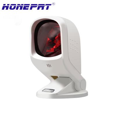 China Free Hands Scanner 1D Barcode Reader Can Adjust Double Angle Laser Supermarket With USB Cable To Connect Computer No for sale