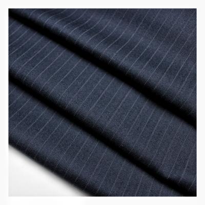 China Mens Woven Polyester Rayon TR Pin Tape Suit Fabric Anti Static for sale