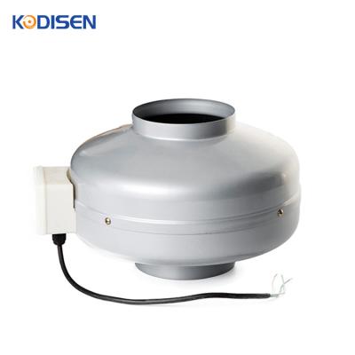 China Kodisen Powervent Modern Inline Duct Exhaust Fan, Galvanized Steel w/Grey Baked Enamel, 4