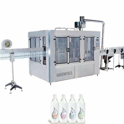 China Automatic High Precision Three-in-One Filling Level Mineral Water Juice Filling And Sealing Machine Equipment for sale