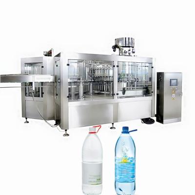 China Filling Control 4.5 L High Precision Level PLC Bottle Washing And Filling Machine for sale