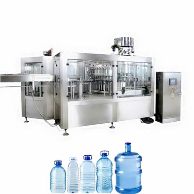 China Full Automatic Beverage PLC Controlled Automatic Drinking Water Filling Machine 3-in-1 for sale