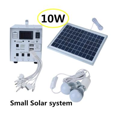 China Small Home Solar Power System With LED Light For Indoor / Outdoor MND-SL1210 for sale