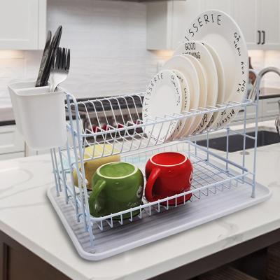 China 2022 New Product Sustainable Kitchen Dish Rack Punch Free Drain Rack for sale