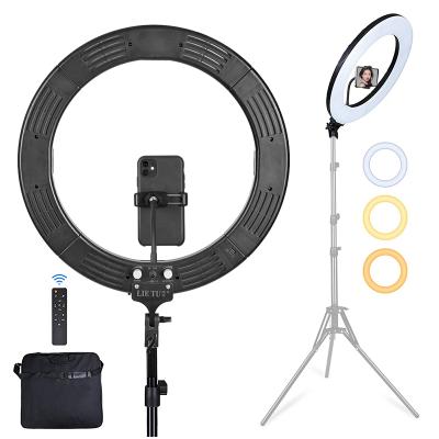 China Photography Auto-Timer Makeup 18 Inch 60W Dimmable LED Ring Light Kit with 3000-5500K Color Temperature Remote Adjustable Lighting for Vlog, Makeup, YouTube for sale