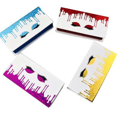 China Factory Direct Sale Recyclable Cheap Wholesale Custom Printed Logo False Eyelashes Packaging Box for sale