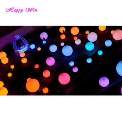 China Outdoor promotion colorful remote control led lighted inflatable ground balloons in different sizes for promotion for sale