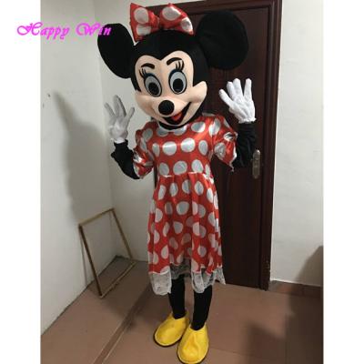 China Product promotion advertising funny walking minnie mascot costume minnie cartoon mascot for sale for sale