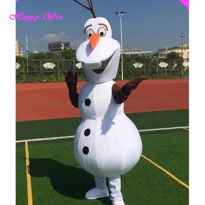 China Promotional activity/advertising brave man plush sister frozen mascot Olaf mascot walking frozen costume for advertising for sale