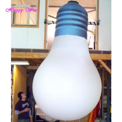 China PVC Large Balloon Light Bulb Promotion Inflatable Lamp Bulb Advertising Outdoor Inflatable Giant Inflatable Light Bulb Model For Sale for sale