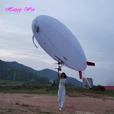 China Outdoor promotion inflatable rc blimp, balloon type 6m outdoor rc zeppelin for sale for sale