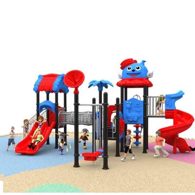 China Large Plastic Outdoor Playground Kids Playground Slides Children's Playground Slide Outdoor Plastic Kids Outdoor Playground For Adults for sale