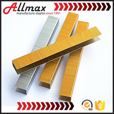 China SGS manufacturer metal SXHL 80 series industrial staple, fence staples u nails, wood furniture staple pins for sale