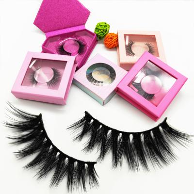 China Natural Soft Korean Silk False Mink Eyelash Strip 3D Private Label False Eyelashes Lashes for sale