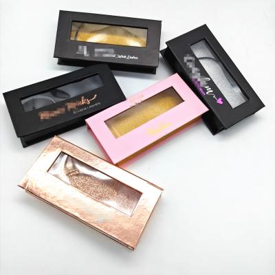 China Recyclable High End Mink Eyelashes Custom Label Packing Box for sale